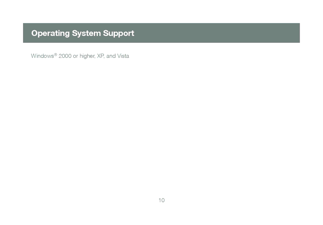 IOGear GCS661U user manual Operating System Support 