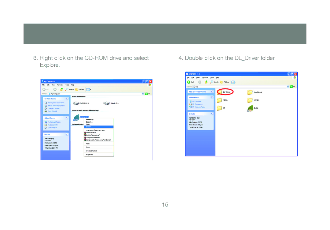 IOGear GDIP201 manual Right click on the CD-ROM drive and select 