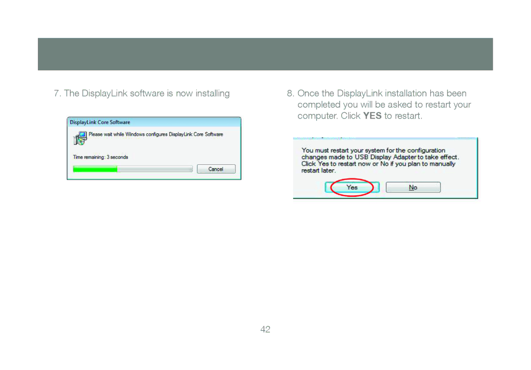 IOGear GDIP201 manual Computer. Click YES to restart 