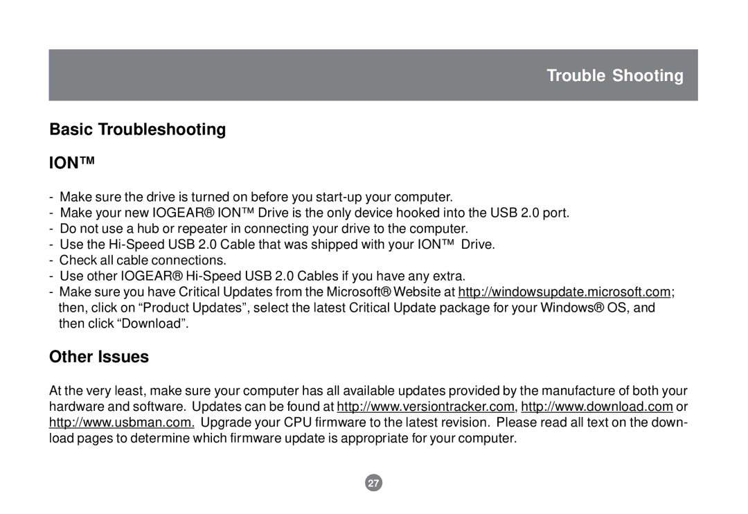 IOGear GHE135U installation manual Trouble Shooting, Basic Troubleshooting, Other Issues 