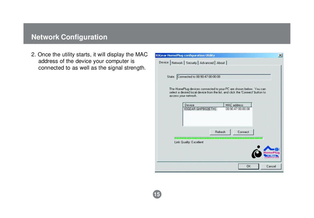 IOGear GHPB21 user manual Network Configuration 