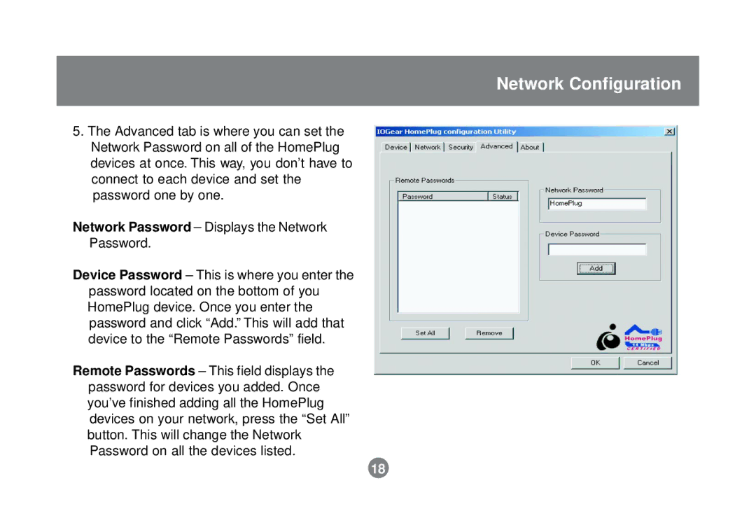 IOGear GHPB21 user manual Network Configuration 