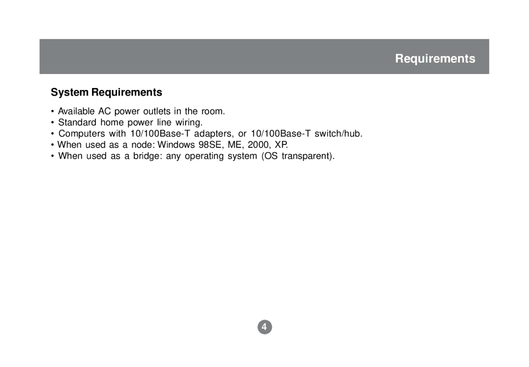 IOGear GHPB21 user manual System Requirements 