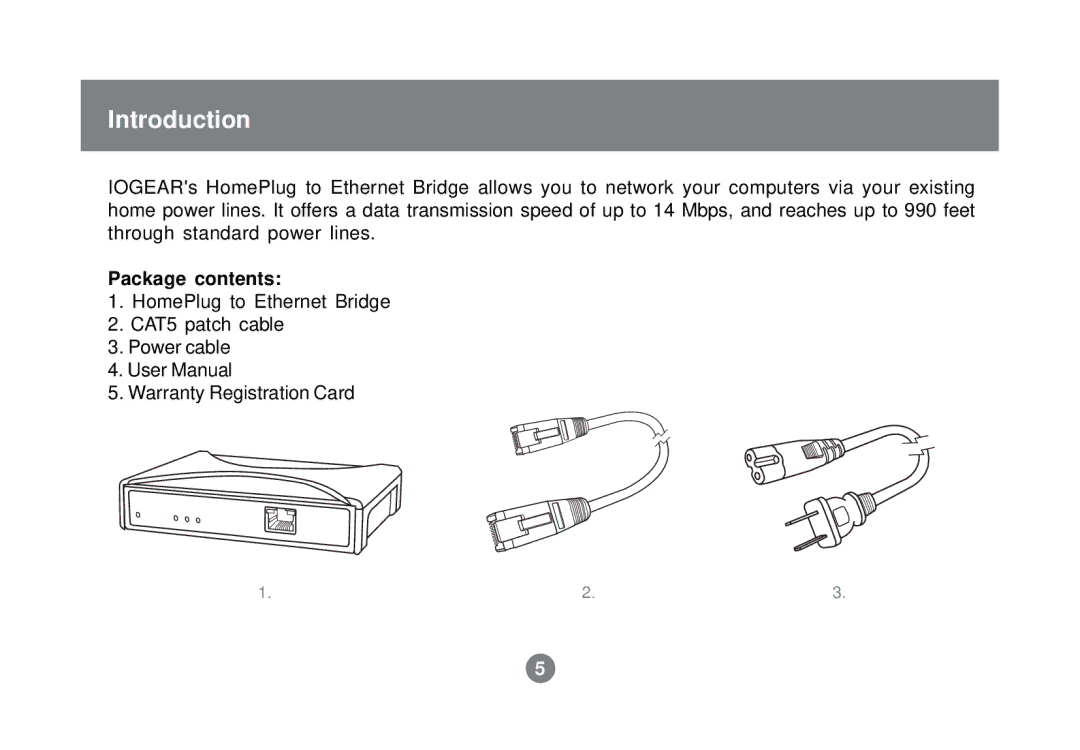 IOGear GHPB21 user manual Introduction 