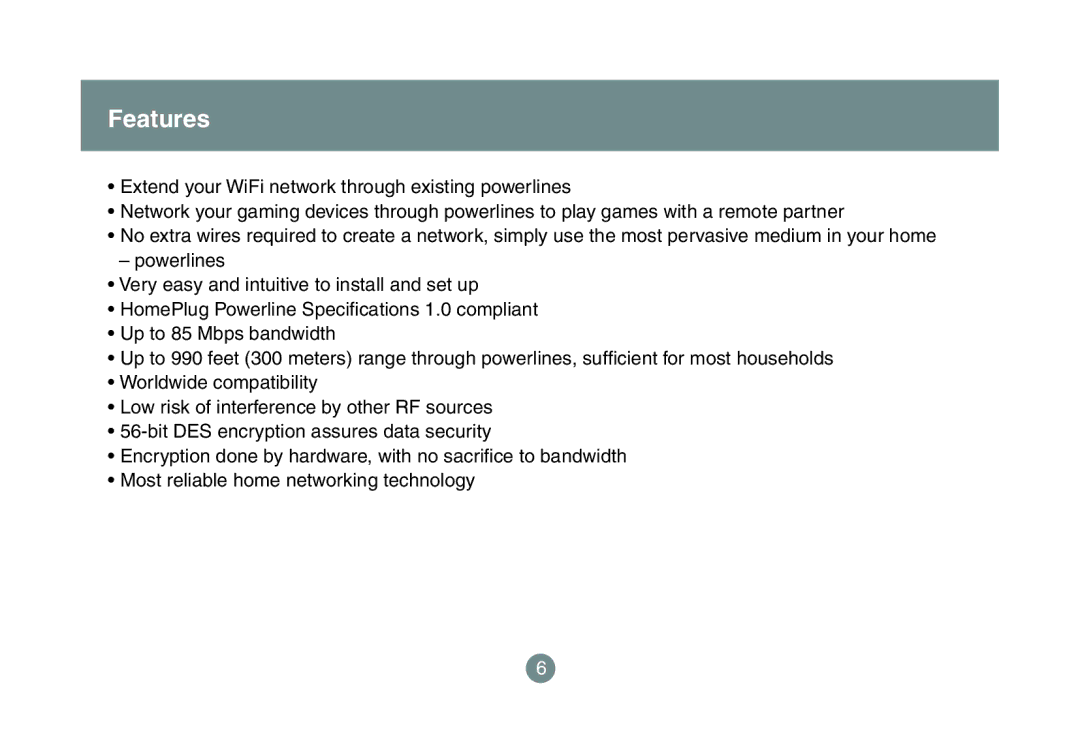 IOGear GHPB42 user manual Features 