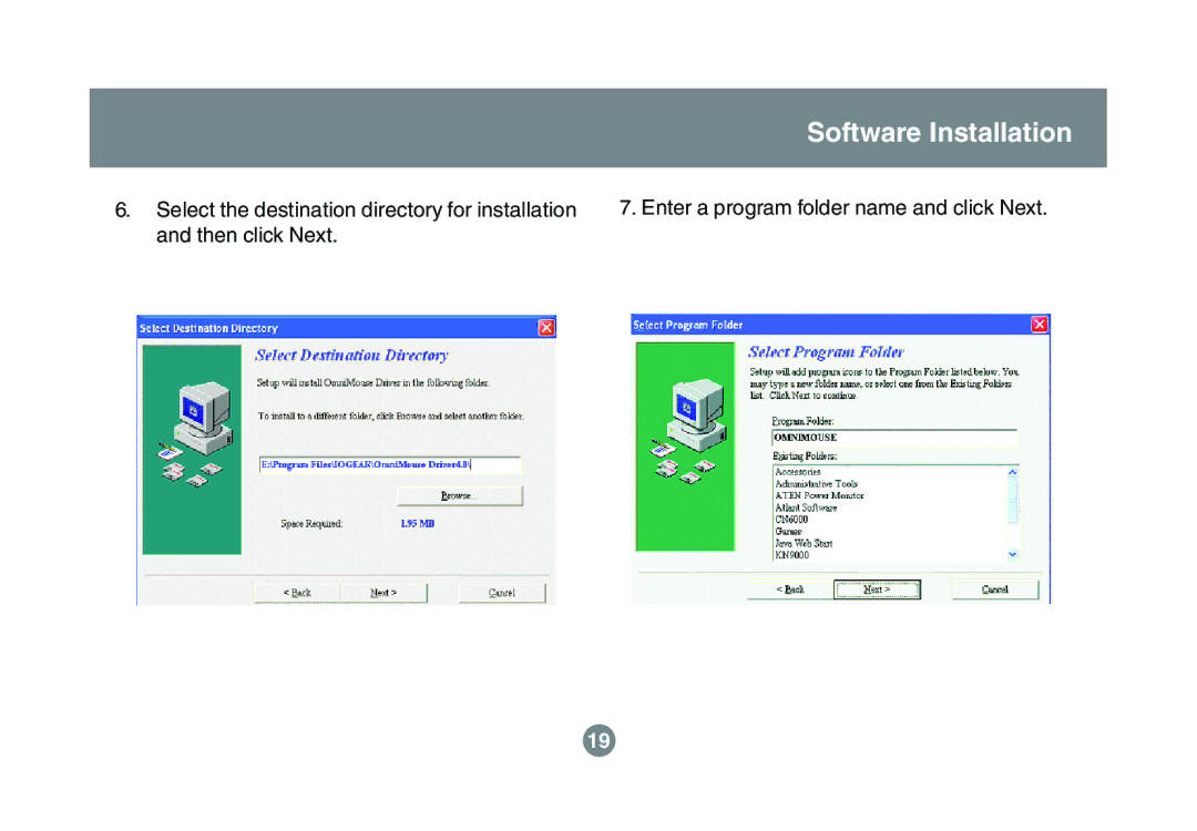 IOGear GKM521R user manual Software Installation 