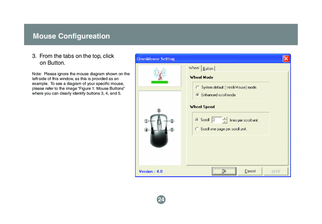 IOGear GKM521R user manual From the tabs on the top, click on Button 