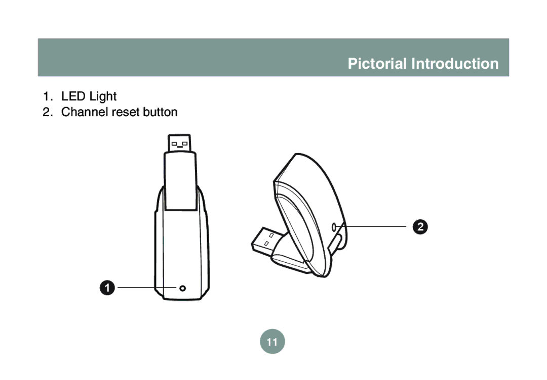 IOGear GME227R manual LED Light Channel reset button 