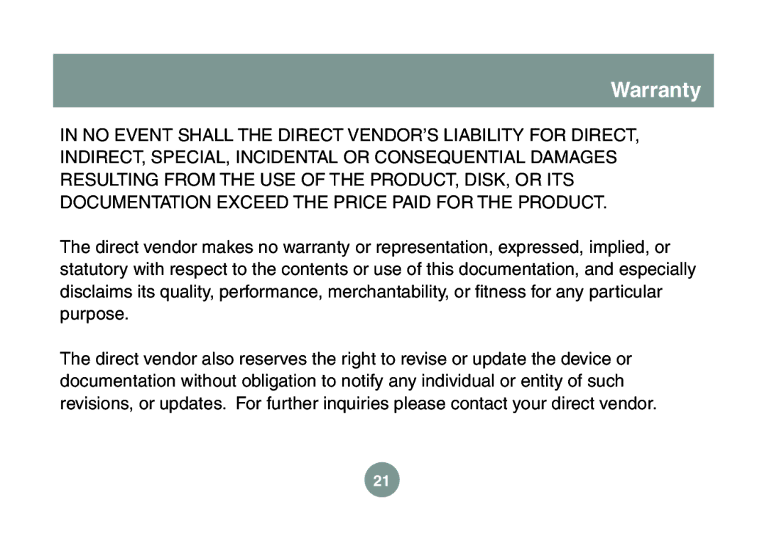 IOGear GME227R manual Warranty 