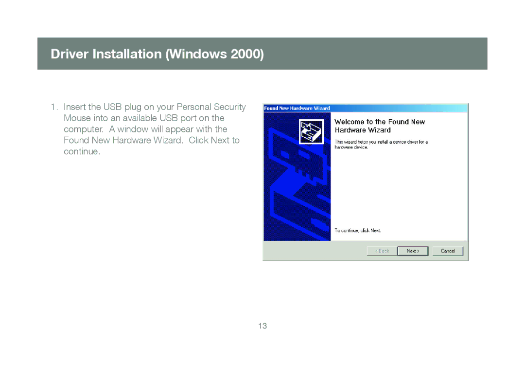 IOGear GMEFP1W6 manual Driver Installation Windows 