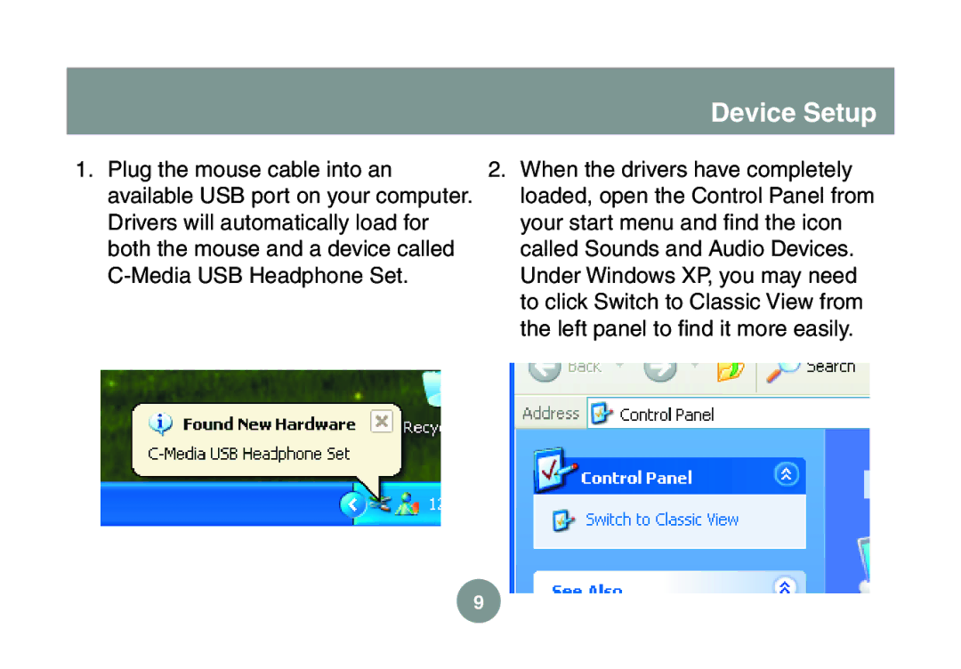 IOGear GMESKYP1 manual Device Setup 