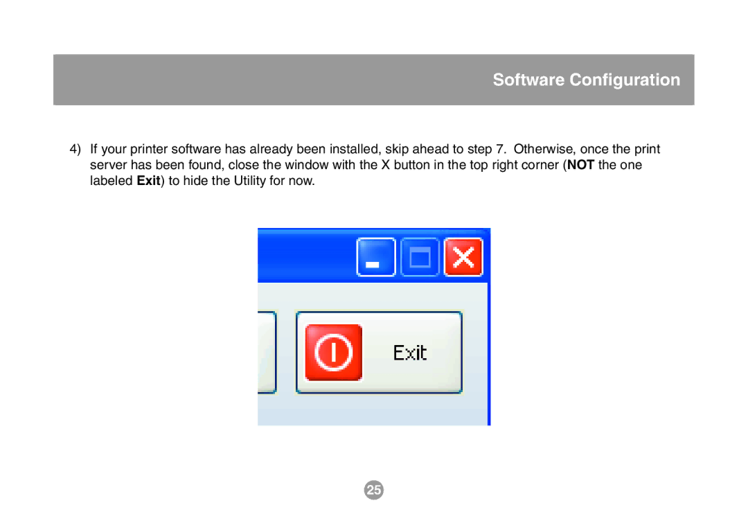 IOGear GMFPSU01 user manual Software Conﬁguration 