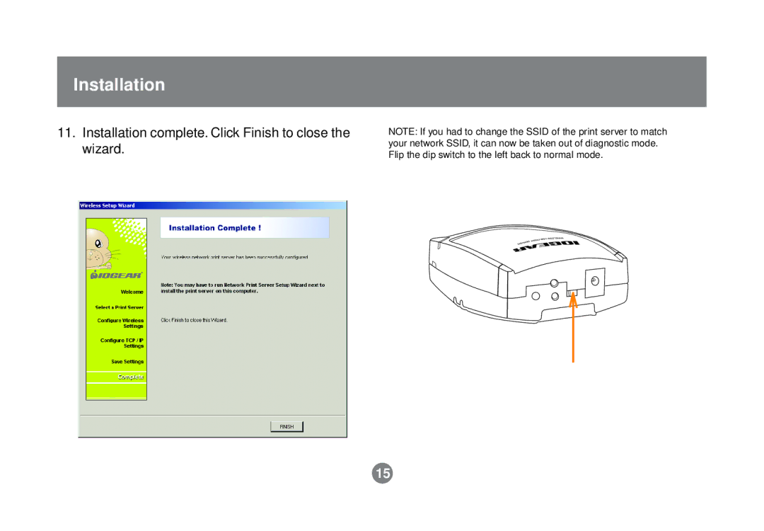 IOGear GPSR01U user manual Installation complete. Click Finish to close the wizard 