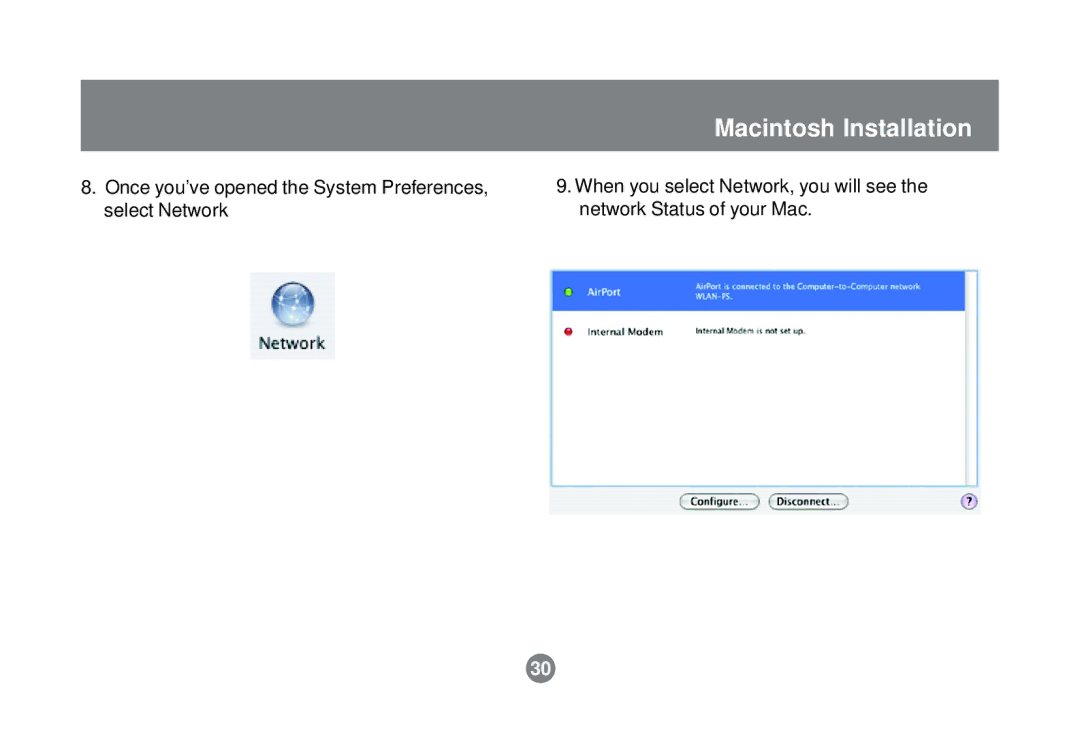 IOGear GPSR01U user manual Macintosh Installation 