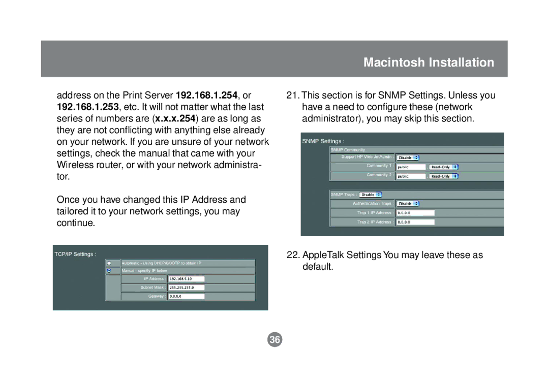 IOGear GPSR01U user manual Macintosh Installation 