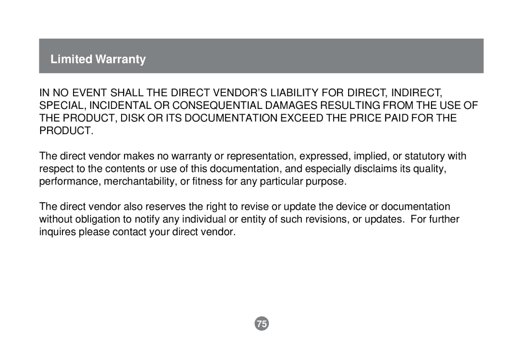 IOGear GPSR01U user manual Limited Warranty 