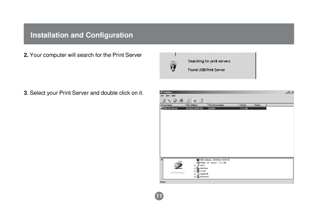 IOGear GPSU01 user manual Installation and Configuration 