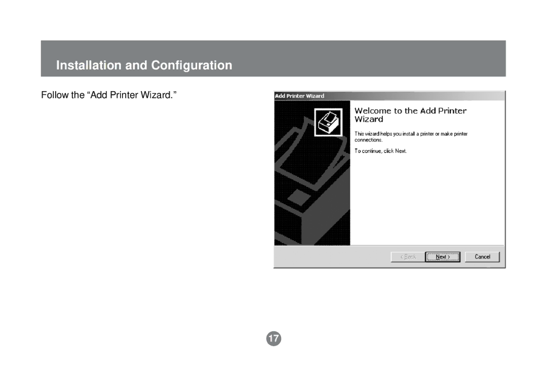 IOGear GPSU01 user manual Follow the Add Printer Wizard 