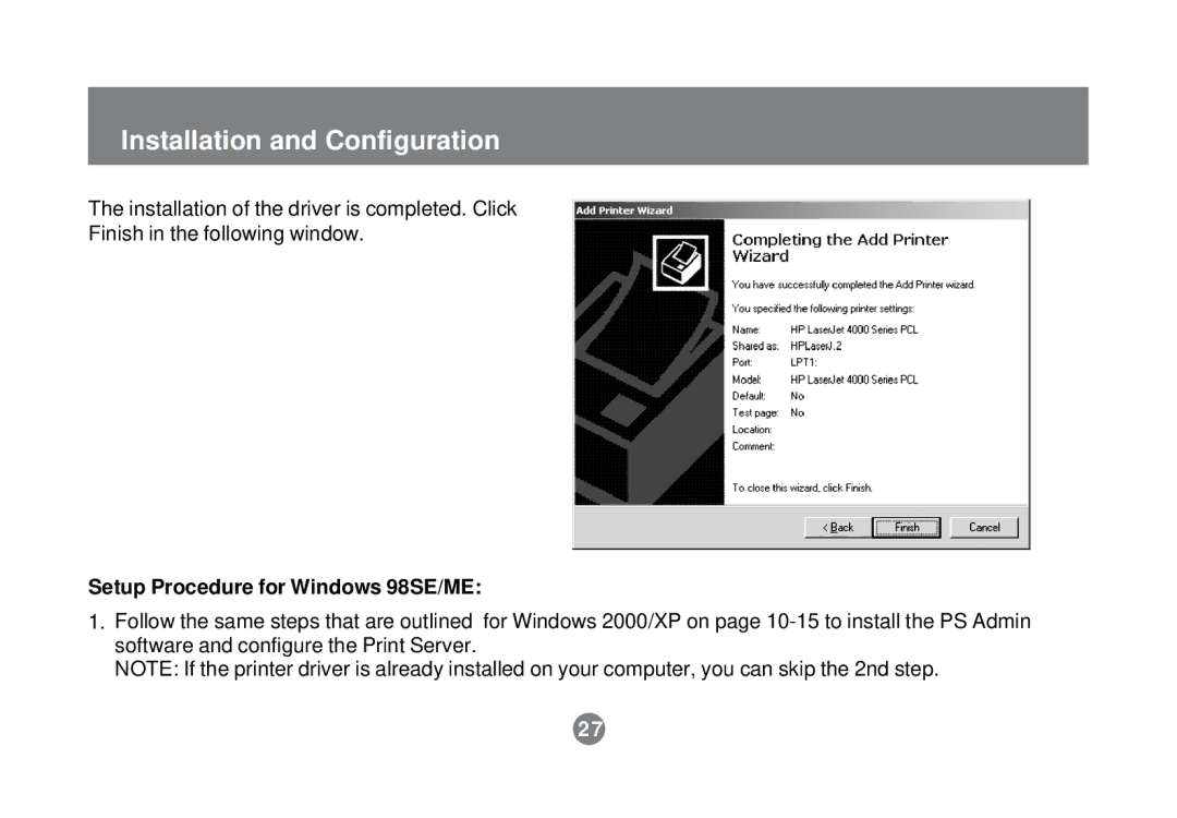 IOGear GPSU01 user manual Setup Procedure for Windows 98SE/ME 