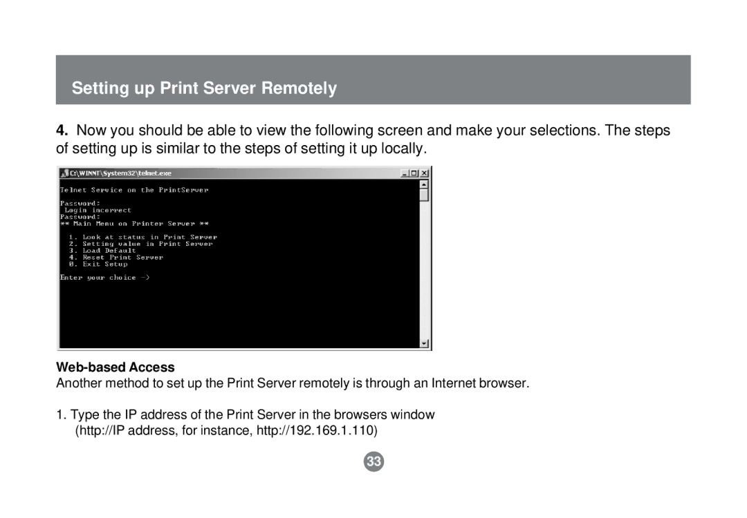 IOGear GPSU01 user manual Web-based Access 