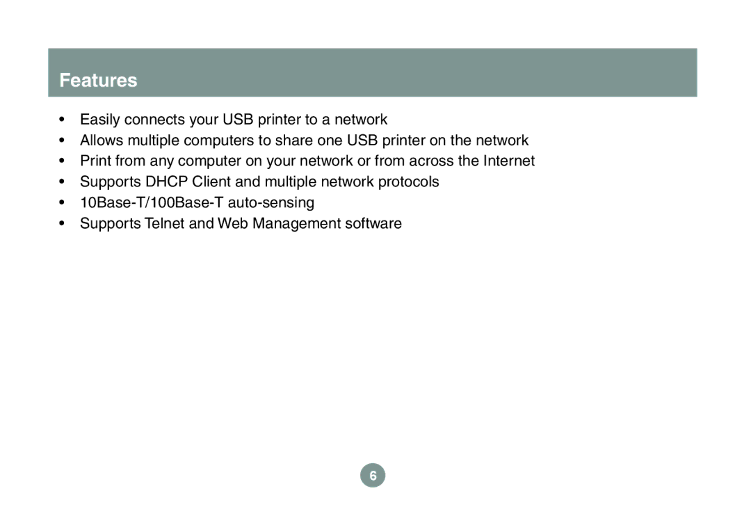 IOGear GPSU21 manual Features 