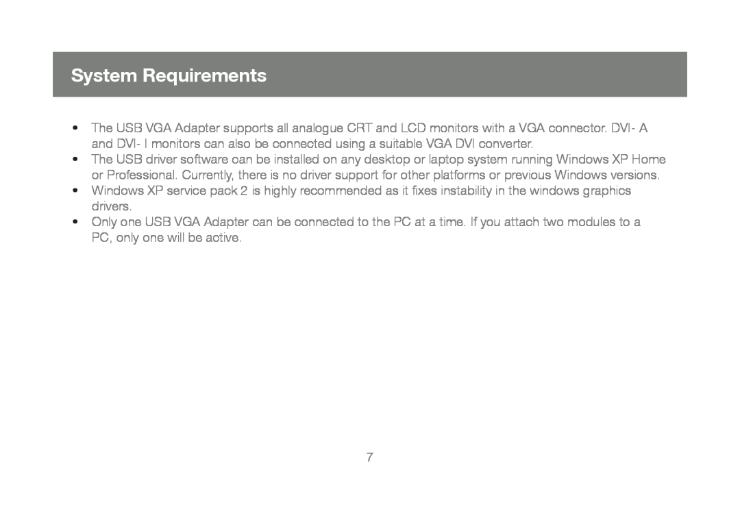 IOGear GUC2015V manual System Requirements 