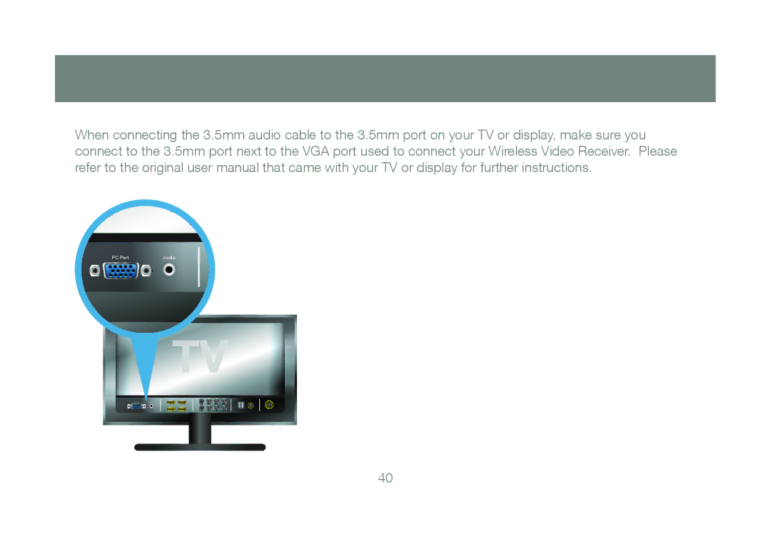 IOGear GUWAVKIT manual PC Port 