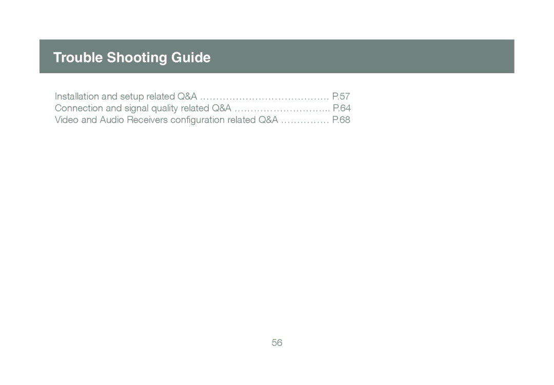 IOGear GUWAVKIT manual Trouble Shooting Guide 