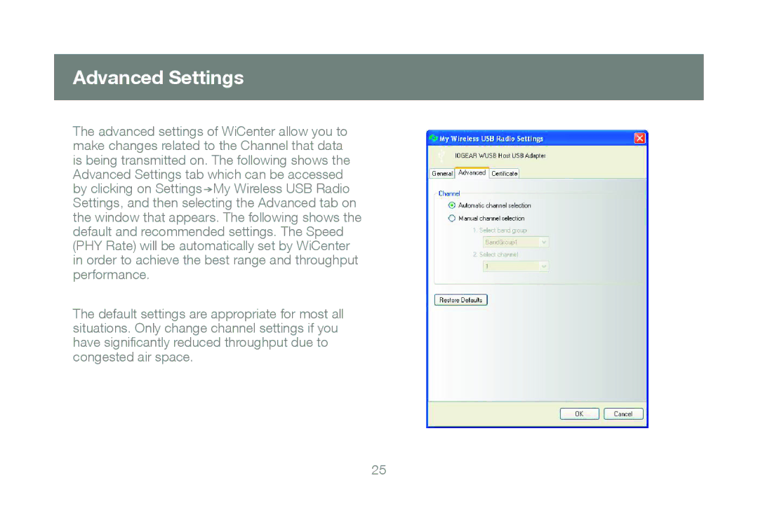 IOGear GUWH104KIT manual Advanced Settings 