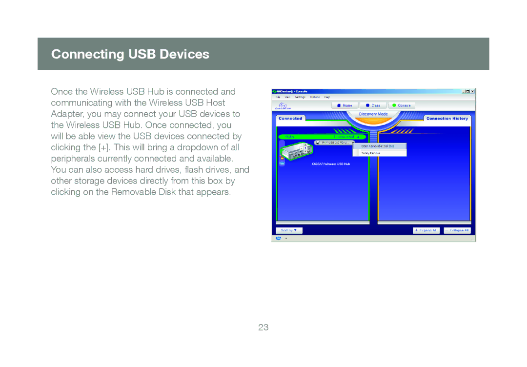 IOGear GUWH204KIT manual Connecting USB Devices 