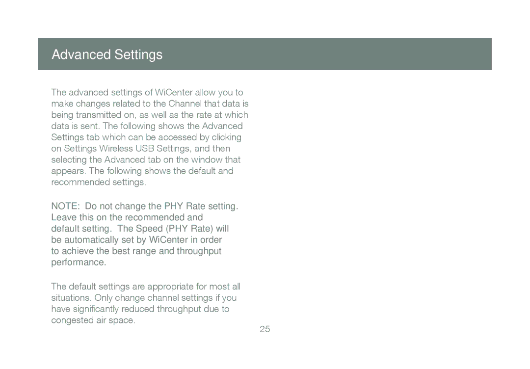 IOGear GUWH204KIT manual Advanced Settings 