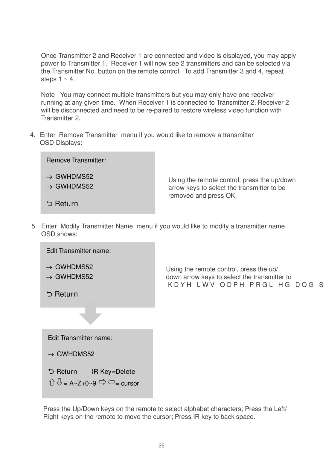 IOGear GWHDMS52 user manual  Return 