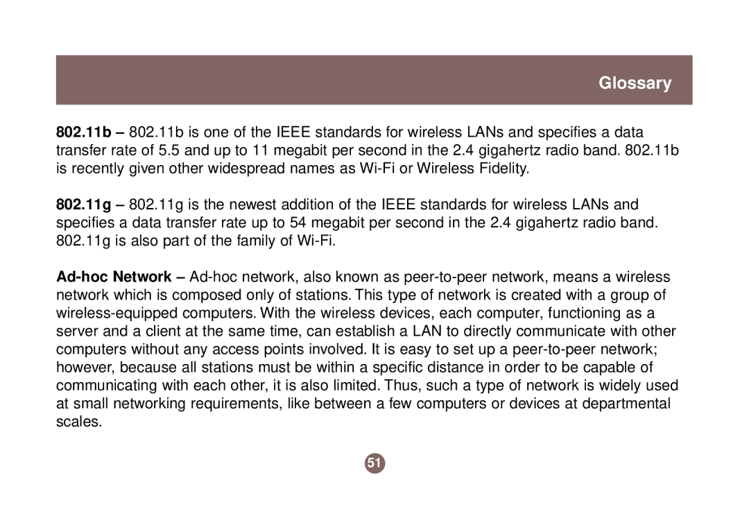 IOGear GWU513 user manual Glossary 