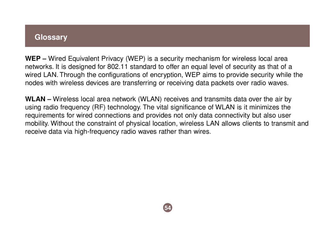 IOGear GWU513 user manual Glossary 