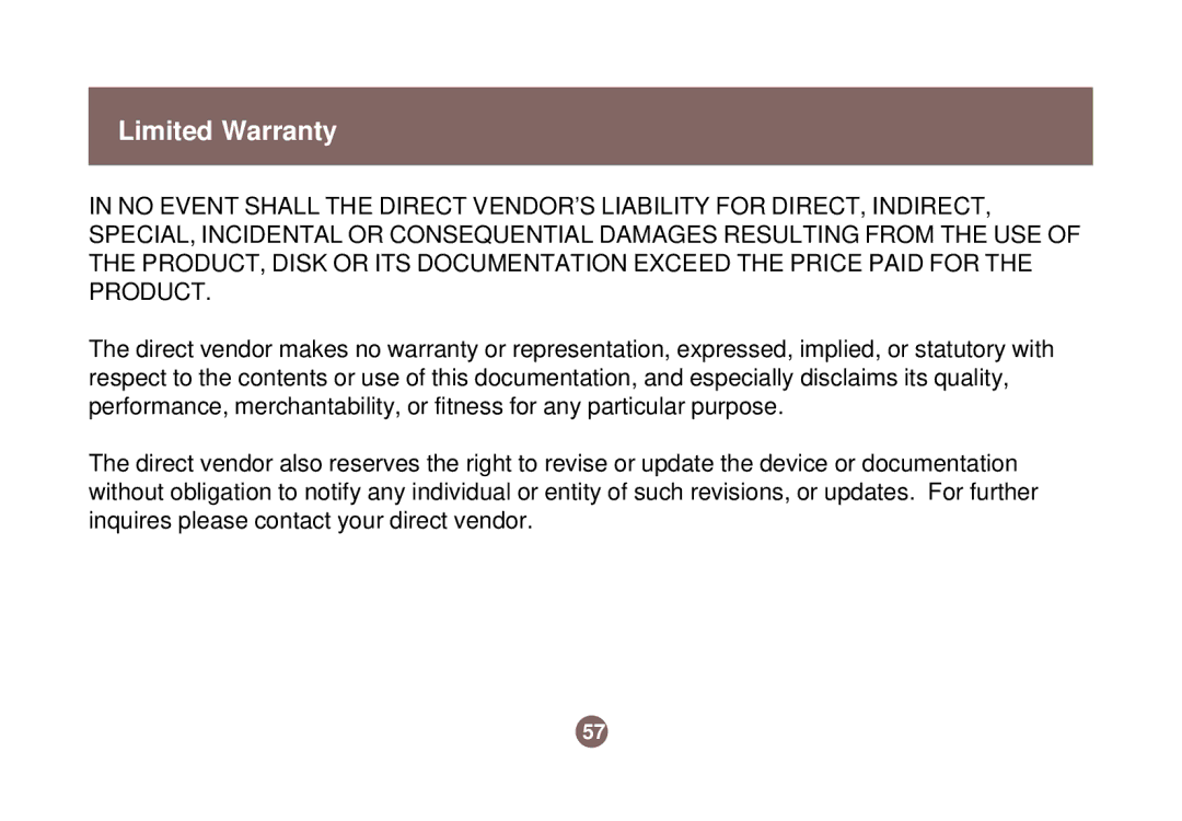 IOGear GWU513 user manual Limited Warranty 