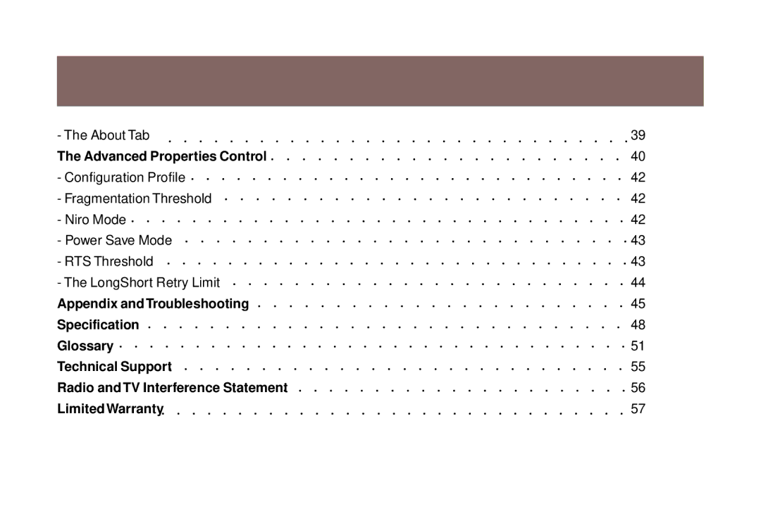 IOGear GWU513 user manual Advanced Properties Control 