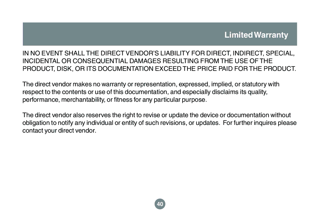 IOGear GWU523 user manual Limited Warranty 