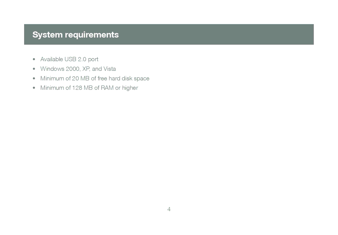 IOGear GWU623 manual System requirements 