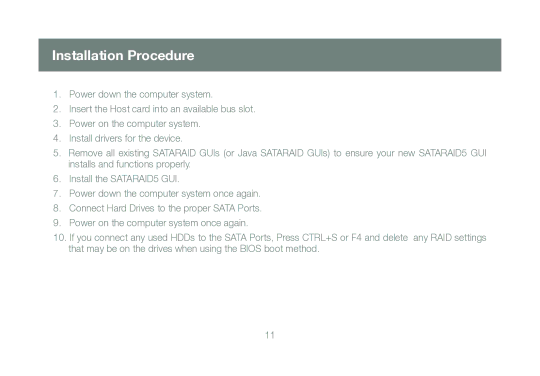 IOGear GIC704SR5W6, M0560 manual Installation Procedure 