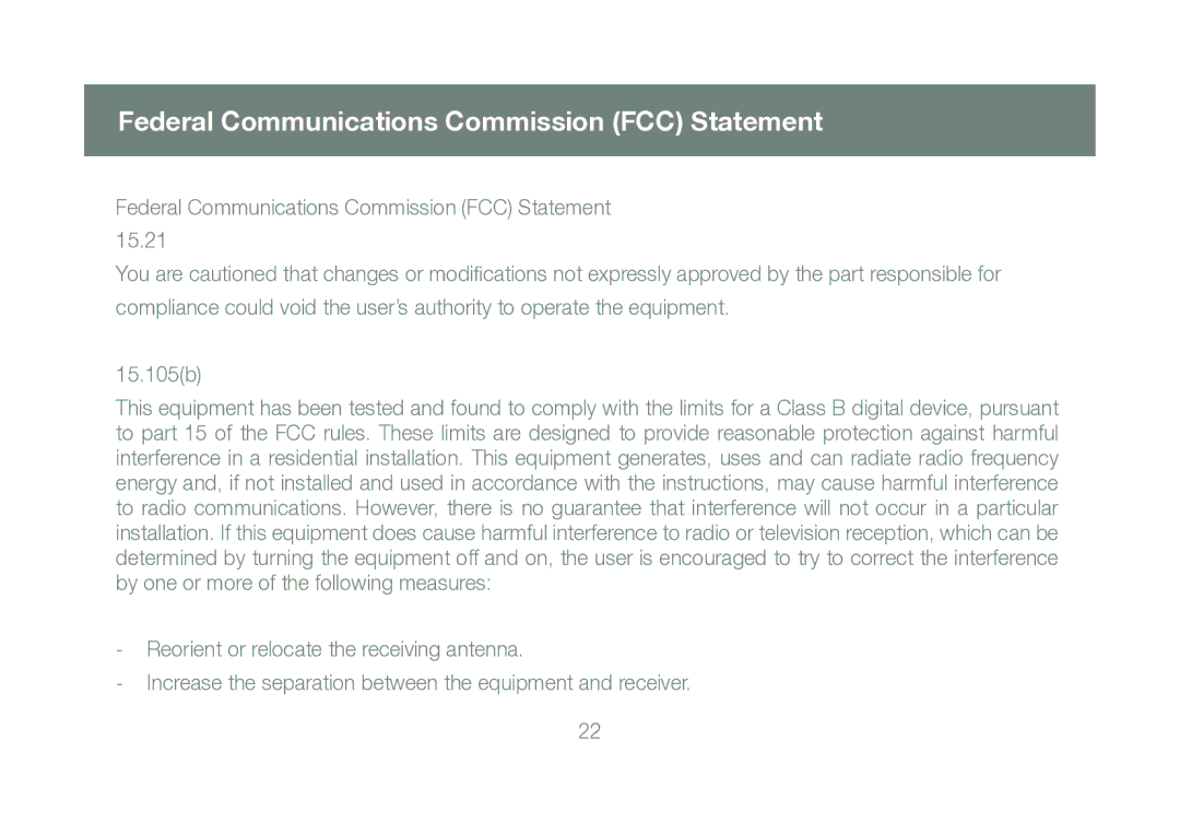 IOGear M0560, GIC704SR5W6 manual Federal Communications Commission FCC Statement 