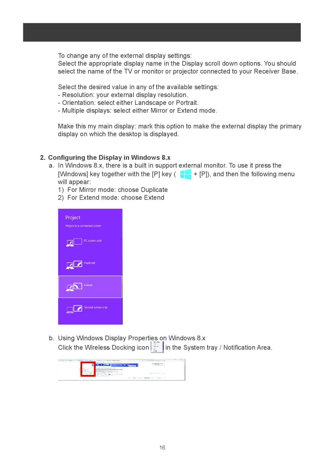 IOGear m1281 user manual To change any of the external display settings 