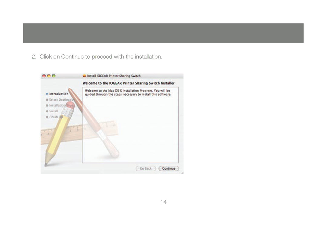 IOGear M1327, GUB211 manual Click on Continue to proceed with the installation 