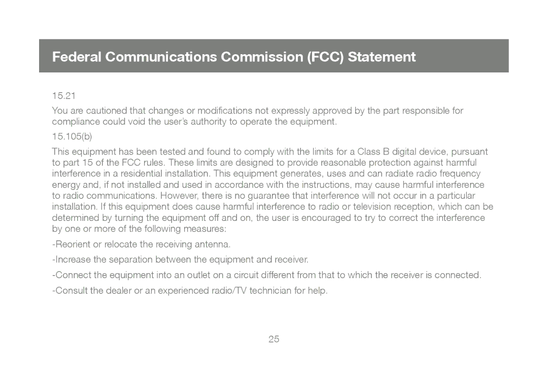 IOGear GUB211, M1327 manual Federal Communications Commission FCC Statement 