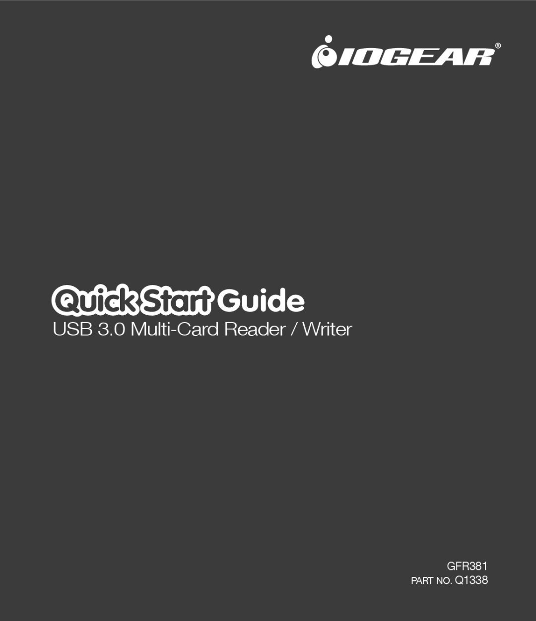 IOGear Q1338 quick start Quick Start Guide 