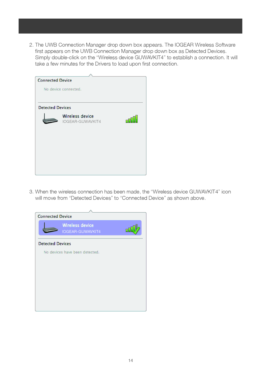 IOGear wireless 1080p computer to hd display kit (mac) user manual IOGEAR-GUWAVKIT4 