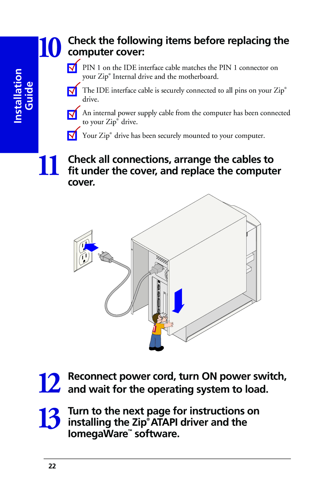 Iomega 03798300 owner manual Guide 