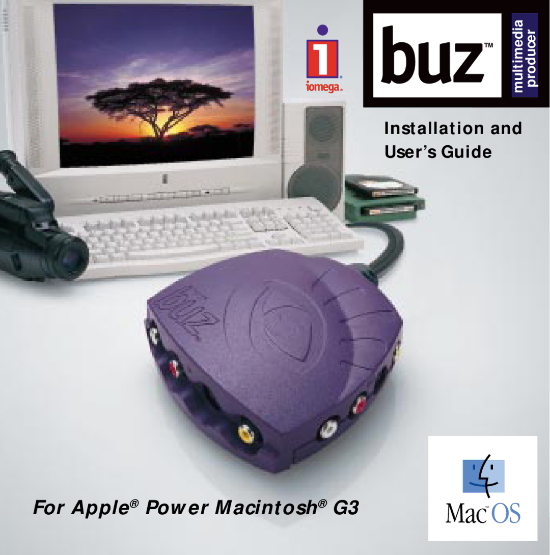 Iomega manual For Apple Power Macintosh G3 