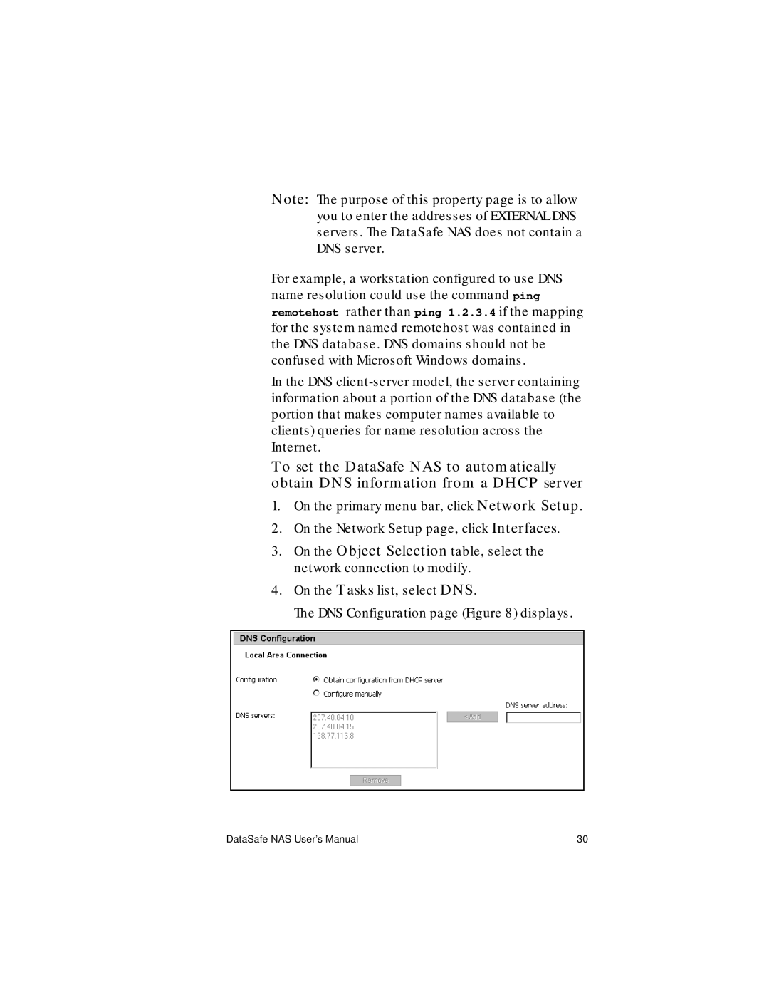 Iomega Network Device manual DataSafe NAS User’s Manual 