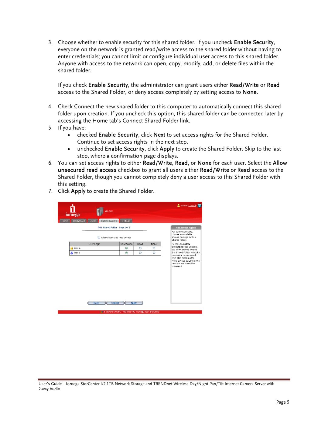 Iomega 34338, TV-IP422W manual 