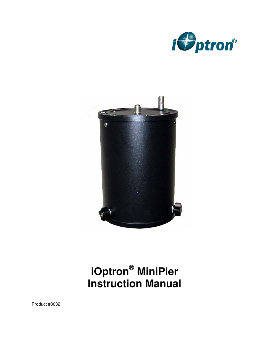 iOptron 8032 instruction manual IOptron MiniPier 